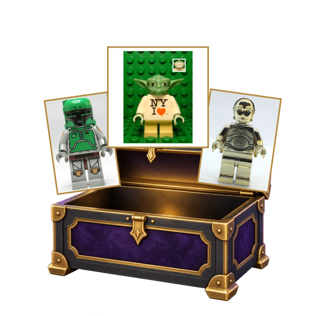 High Roller Official Minifig chest artwork